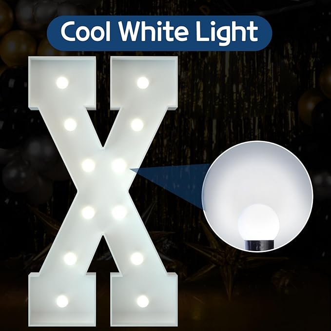 Marquee Letters 4 Feet Tall Large Light Up Letters Baby Shower Decorations - Image 2