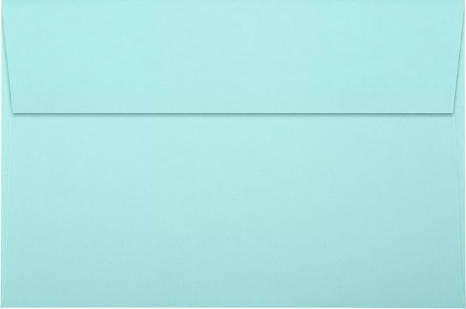 LUXPaper A9 Invitation Envelopes | Peel & Press | 5 3/4" x 8 3/4" | Seafoam - Image 2