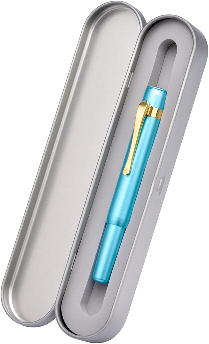 HONG DIAN M2 Black Forest Mini Fountain Pen, Long Blade Nib & Sleek Shape - Image 3