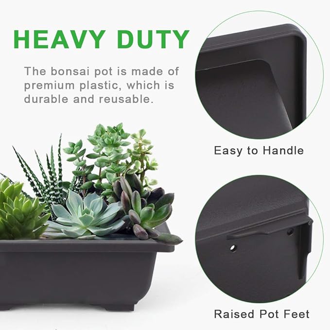 GROWNEER 6 Packs 6.5 Inch Bonsai Training Pots - Image 4