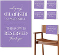 Reserved Seating Chair Signs, This Row Is Reserved Pew Cloths Seating by Unknown