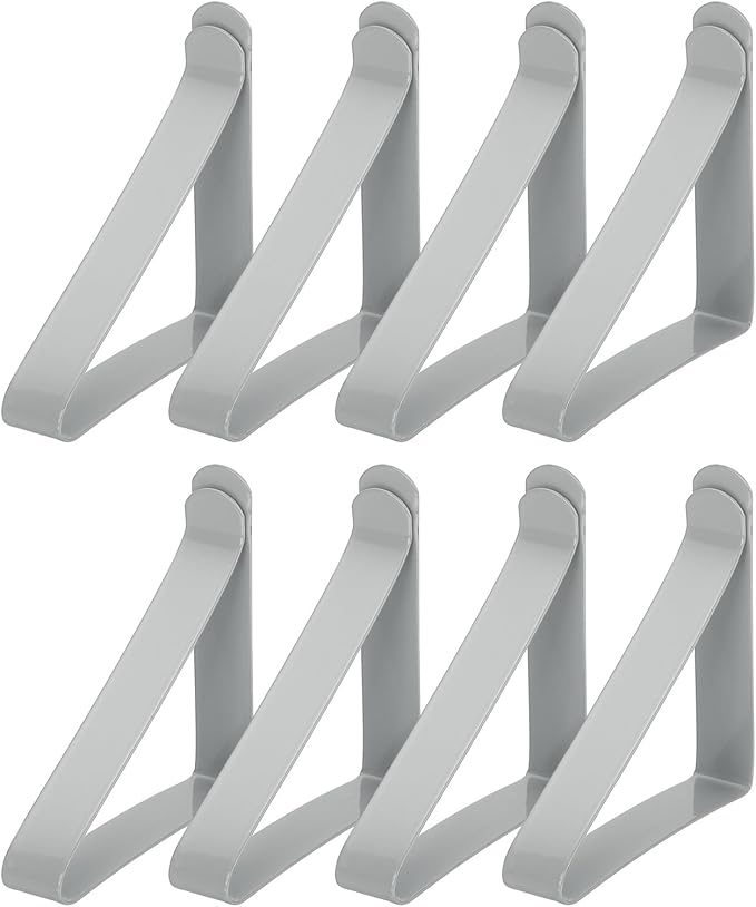 uxcell 8 Pack Tablecloth Clips, Stainless Steel Table Cloth Cover Clamps by uxcell