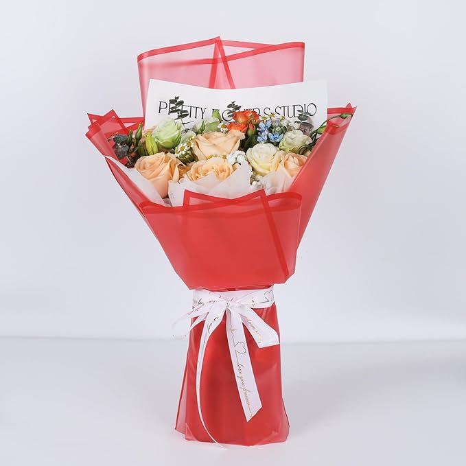 NESCCI 20 Sheet Flower Wrapping Paper - Image 6