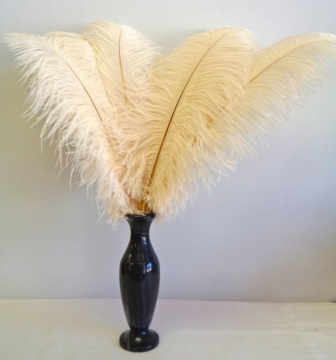 KOLIGHT 40pcs 12''~14'' Natural Ostrich Feathers - Image 3