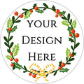 100-1000pcs Custom Stickers Merry Christmas Stickers Personalized Labels by Unknown