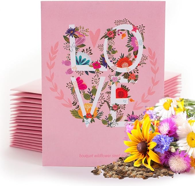Love Bouquet Wildflower Packets, 25 Packets by OfficialBentleySeedProducts