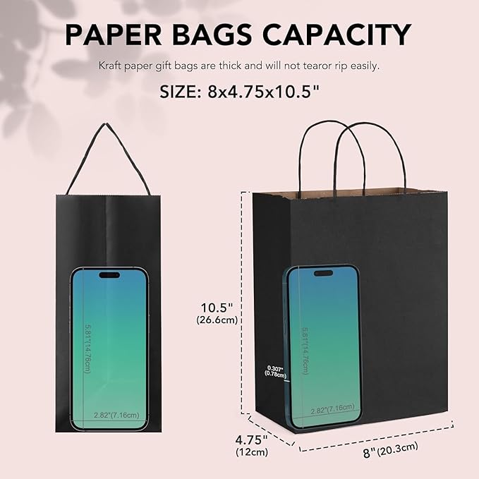 METRONIC Kraft Paper Gift Bags - Image 2