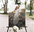 Welcome Sign for Wedding Reception by Custom