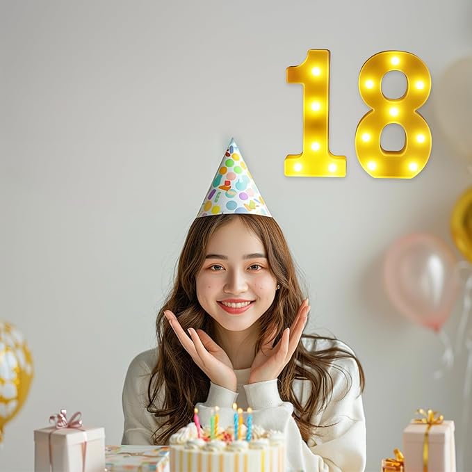 18th Birthday Decorations for Girls and Boys, Happy 18th Birthday Decorations - Image 4