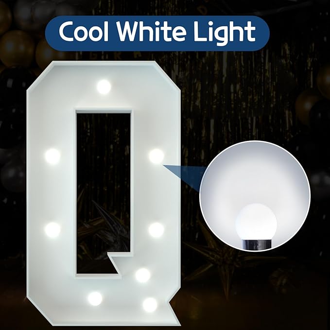 Marquee Letters 3 Feet Tall Large Light Up Letters Baby Shower Decorations - Image 2