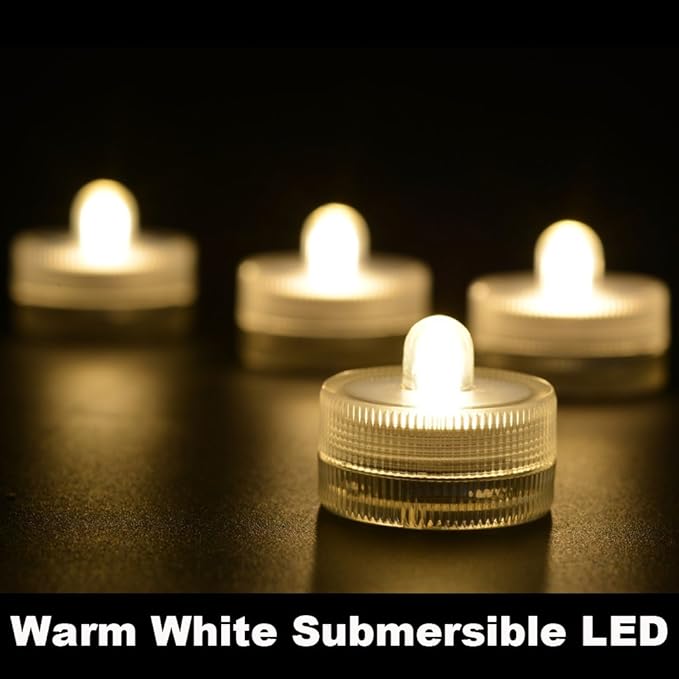 Halloween Lights Submersible LED Lights cr2032 Battery Powered Underwater - Image 2