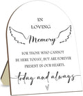 Memorial Table Sign for Bridal Shower, In Loving Memory Wooden Sign by CelebrateEveryMoment