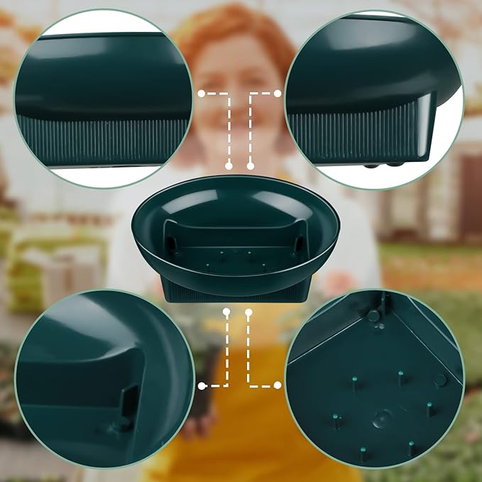 Karenhi 36 Pcs Floral Supplies Green Bowls - Image 3