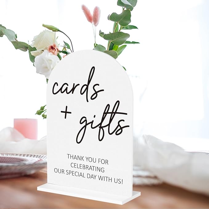 2Pcs Dessert Bar Sign Cards and Gifts Signs - Image 5