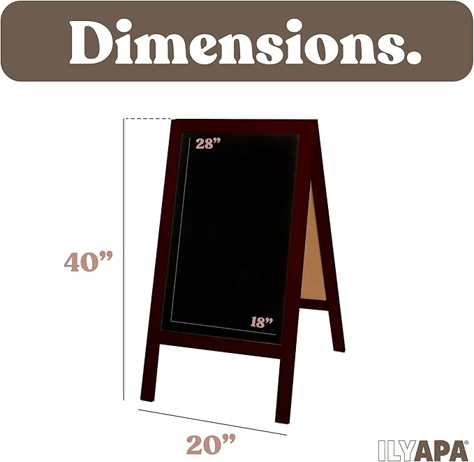 Ilyapa Wooden A-Frame Sign - Image 2