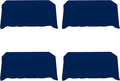 BRILLMAX 4 Pack Navy Blue Tablecloths by BRILLMAX
