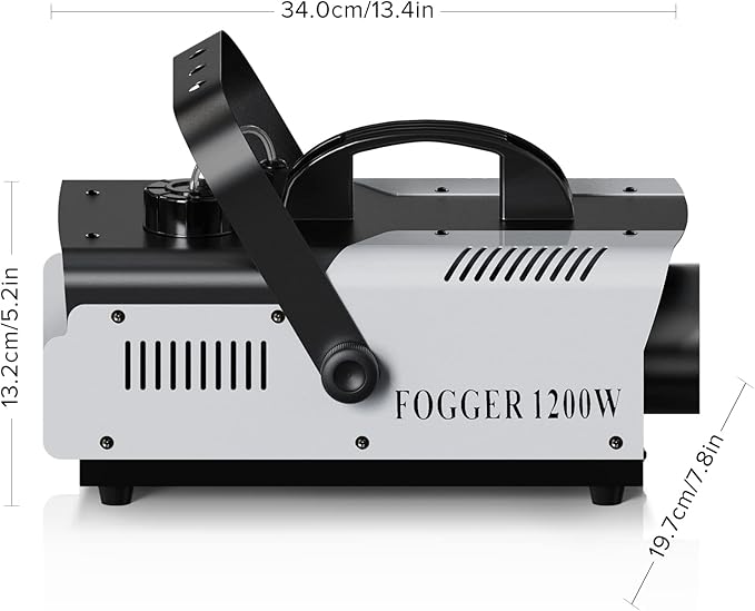 1200W RGB Fog Machine, 6 Colorful LED Lights - Image 7
