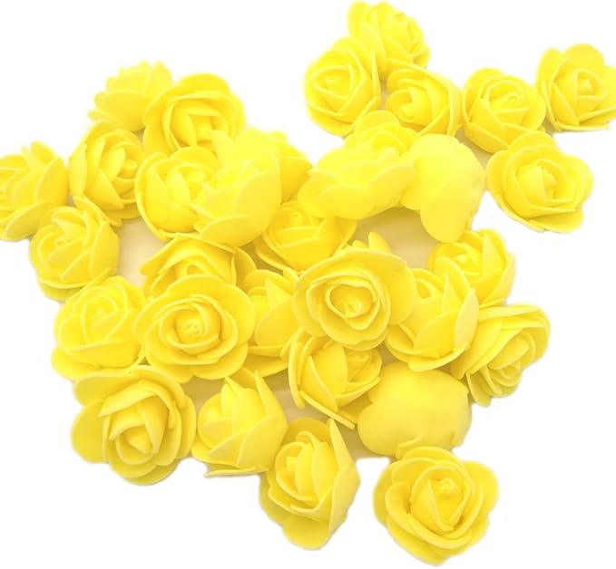 Artificial Flowers 100PCS 3CM Mini Fake Roses by J-Rijzen