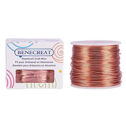 BENECREAT 17 Gauge Jewelry Craft Aluminum Wire 380 Feet Bendable Metal - Image 2