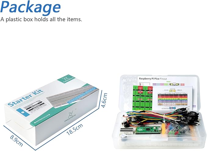 Freenove Basic Starter Kit for Raspberry Pi Pico, Dual-core Arm Cortex-M0+ - Image 7