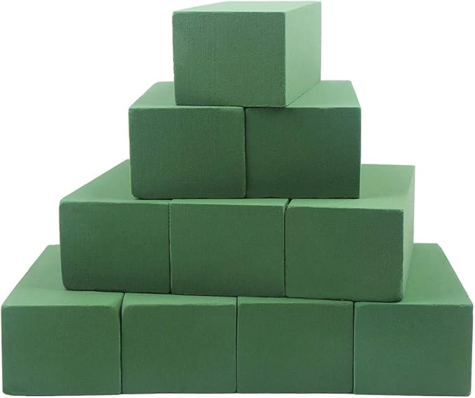 CCINEE Floral Foam Bricks, Florist Foam Green Wet Blocks Supplies by CCINEE