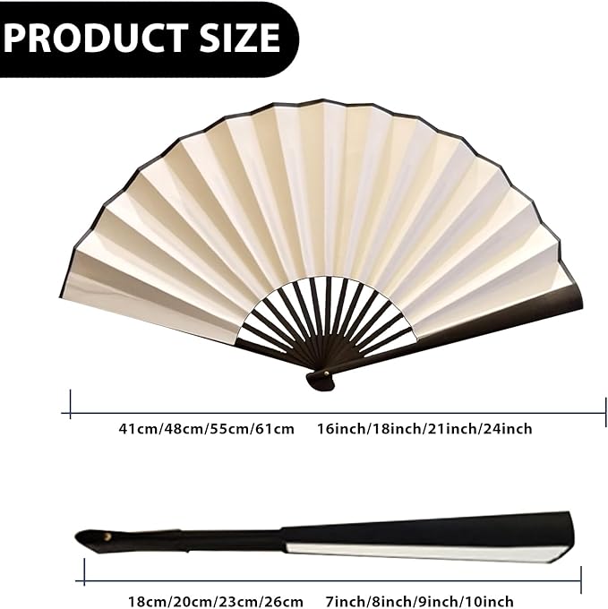 Decorative Folding Fans Personalized Fans Custom Fans Handheld Clack Fans - Image 4