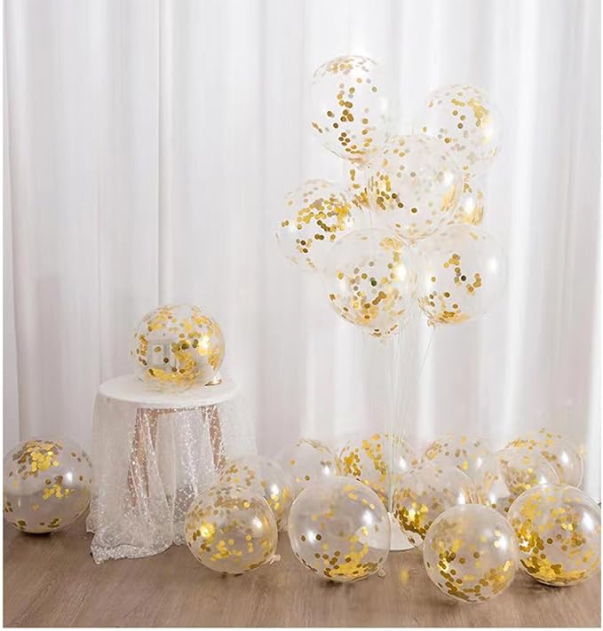 Gold Round Table Foil Confetti Beautiful Metallic Table Confetti Glitter - Image 6