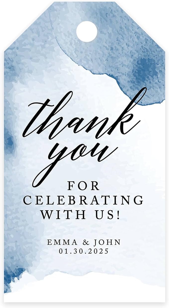 Andaz Press 100-Pack Personalized Thank You by AndazPress