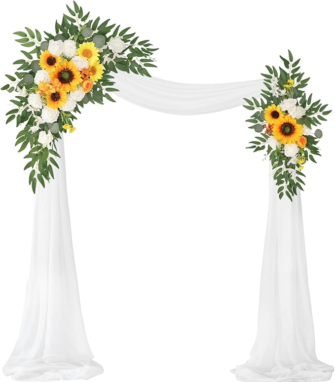 Artificial Wedding Arch Flowers Kit by WEIERYUE