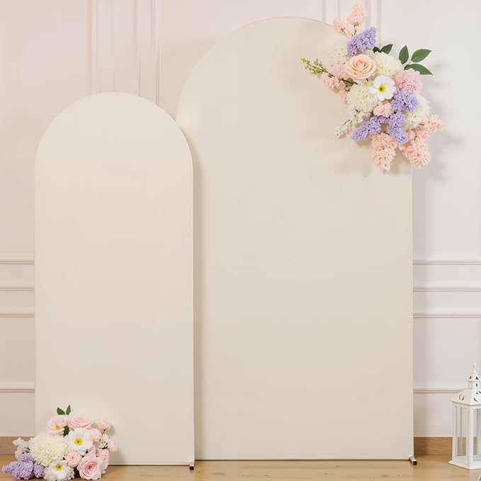 7.2FT 6FT Arch Backdrop Cover for Wedding, Birthday Party Decor, Chiara - Image 7