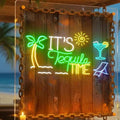 It’s Tequila Time Custom Neon Sign | Outdoor Waterproof Bar Deco | Personalized by BELISAMA