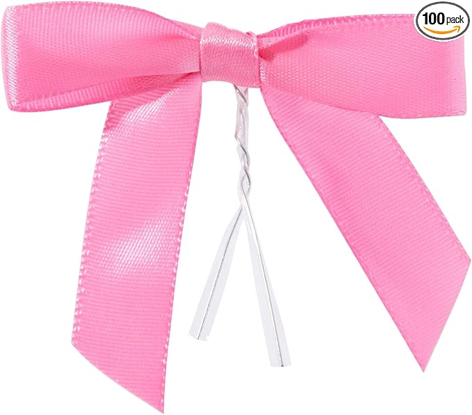 Juvale Pink Twist Tie Gift Bows by Juvale