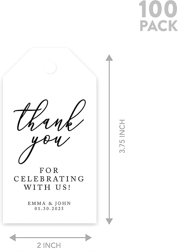 Andaz Press 100-Pack Personalized Thank You - Image 5