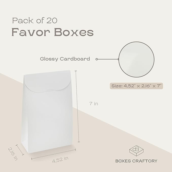 Boxes Craftory Pack of 20 Party Favor Boxes - Image 2