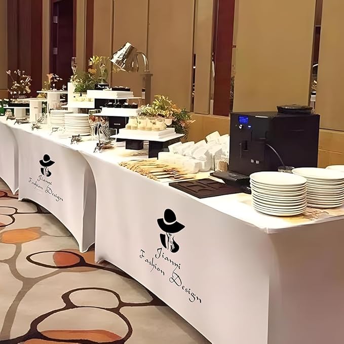 Custom Table Cloth with Business Logo 4FT 5FT 6 FT 8 FT Spandex Customized - Image 7