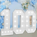 Marquee Numbers Large 100th-Birthday Decorations: 4ft Light Up Number Party by Letsmakeitimpressive