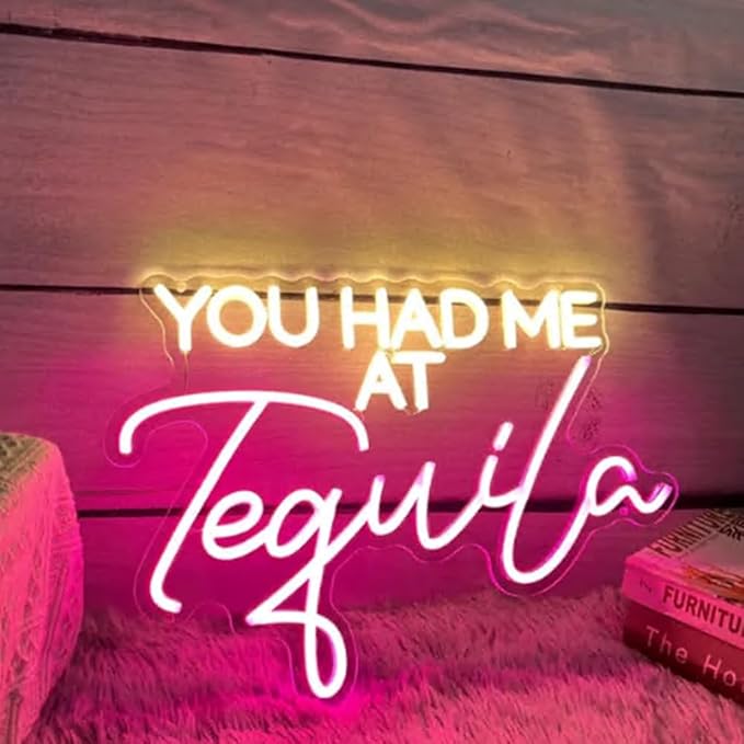 You Had Me At Tequila Neon Sign, Custom Bar Neon Light Home Bar Cocktail - Image 3