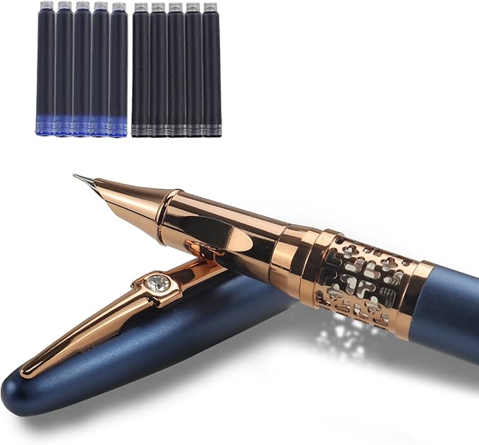 YUNCHUN Refillable Fountain Pen Fine Nib, Fancy Ink Pen - Image 9
