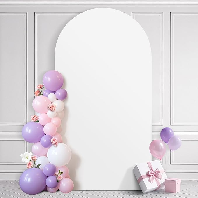 Ledido Wedding Arch Backdrop Cover 6FT Arch Covers Fitted Stretchy Spandex by Ledido