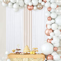 ShinyBeauty White Sequin Photo Backdrop 4x10FT by ShinyBeauty