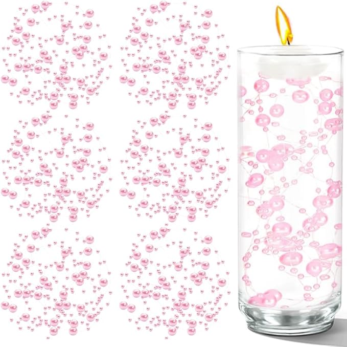 50 PCS Artificial Floating Beads by Cusmation