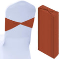 Kinlop 50 Pcs Spandex Chair Sashes Bows Chair Bands Slider Sashes by Kinlop