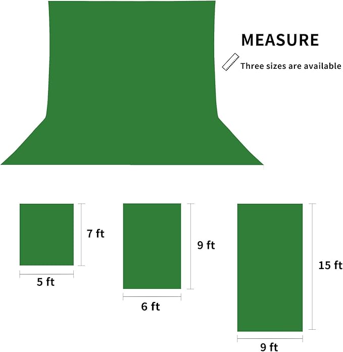 ISSUNTEX 5X7 ft Background Muslin Backdrop, Photo Studio, Collapsible High - Image 6