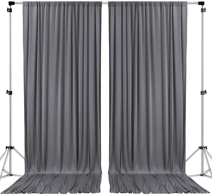 AK TRADING CO. 10 feet x 8 feet IFR Polyester Backdrop Drapes Curtains Panels by Fabrics%7CEventDecor%7CCrafts%7CUpholsteryFoam
