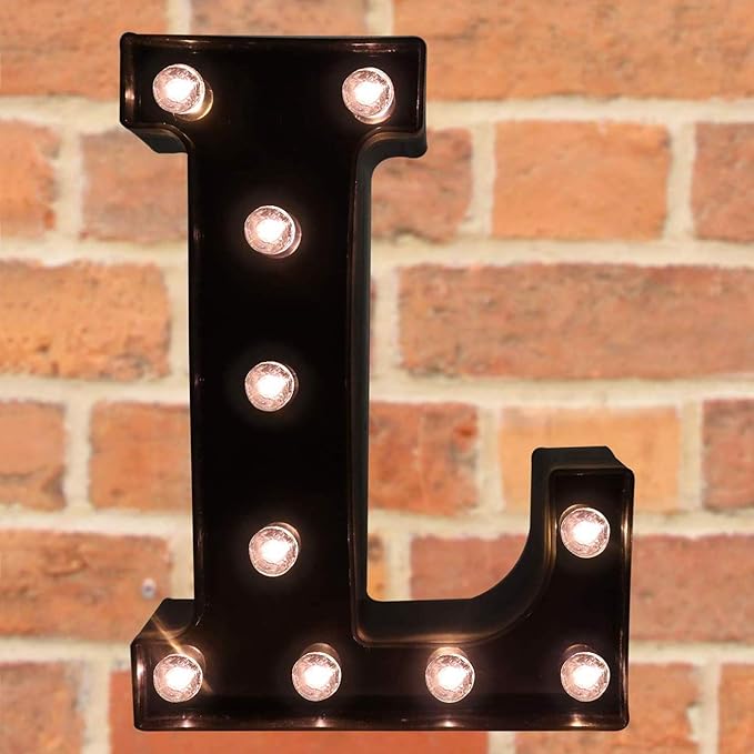 Pooqla Decorative LED Illuminated Letter Marquee Sign - Image 8