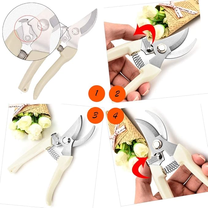 Leize Pruning Shears, Gardening Hand Pruner, Floral Shears, Strong Pruner - Image 5