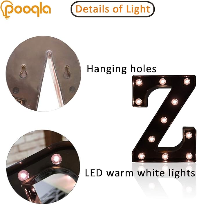 Decorative LED Illuminated Letter Marquee Sign - Image 2