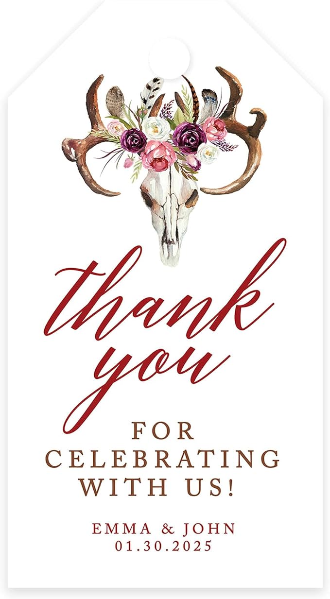 Andaz Press 100-Pack Personalized Thank You by AndazPress