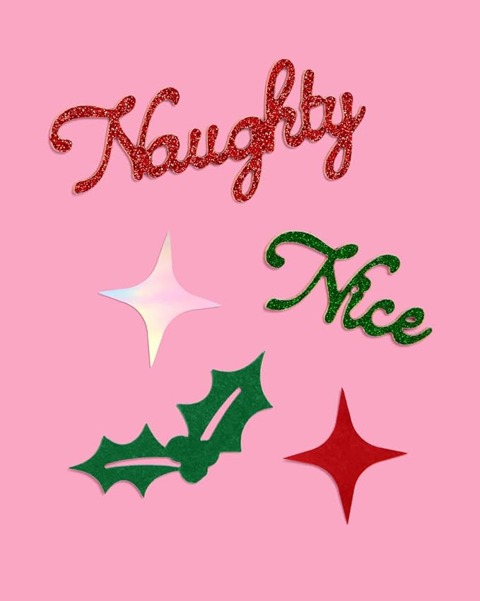 xo, Fetti Naughty + Nice Confetti | Red + Green Glitter - Image 2