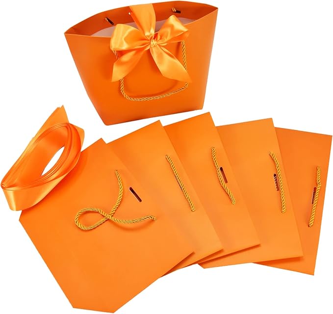 HUAPRINT Gift Bags with Handles, Party Favor Bags with Bow Ribbon - Image 5